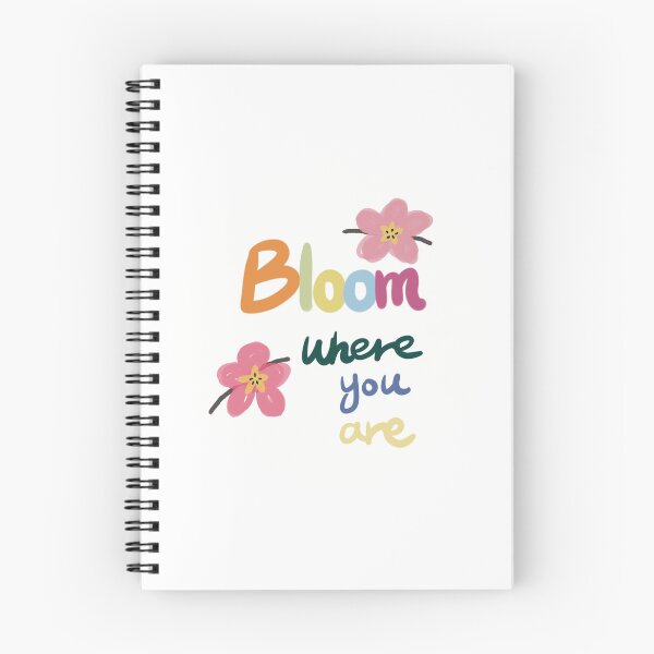 Item preview, Bloom where you are sticker designed and sold by sjgdesign.