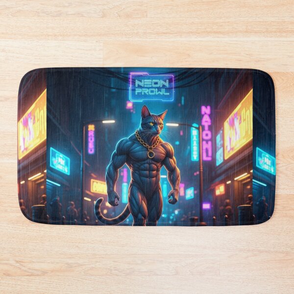 Item preview, Night Boss Street Cat designed and sold by PetJoyPrintsCO.