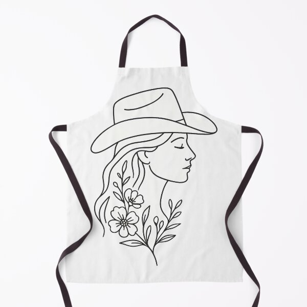 Aperçu de l'œuvre Tatouage minimaliste moderne de cowgirl créée et vendue par Uglyandcute.