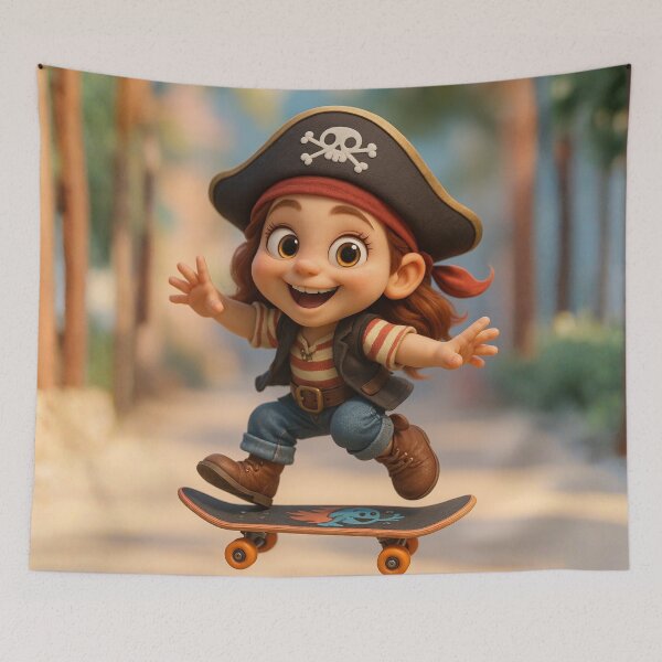 Item preview, Pirate Girl Skater Character designed and sold by Sillytoe.