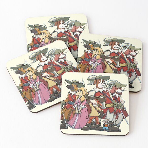 Item preview, Dog musketeers alt designed and sold by chikoristore.