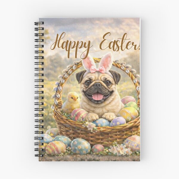 Item preview, Cute Pug Easter Bunny designed and sold by GivingJoy.