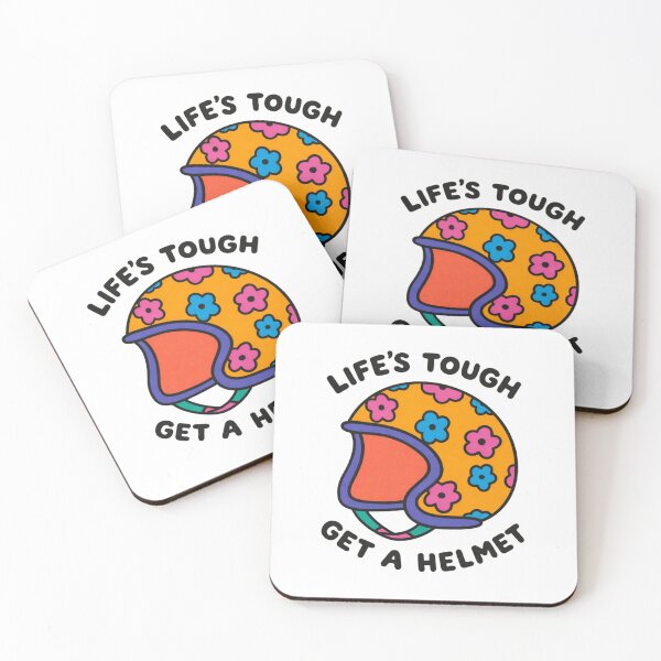 Item preview, Life’s Tough Get A Helmet designed and sold by Mirandalab.