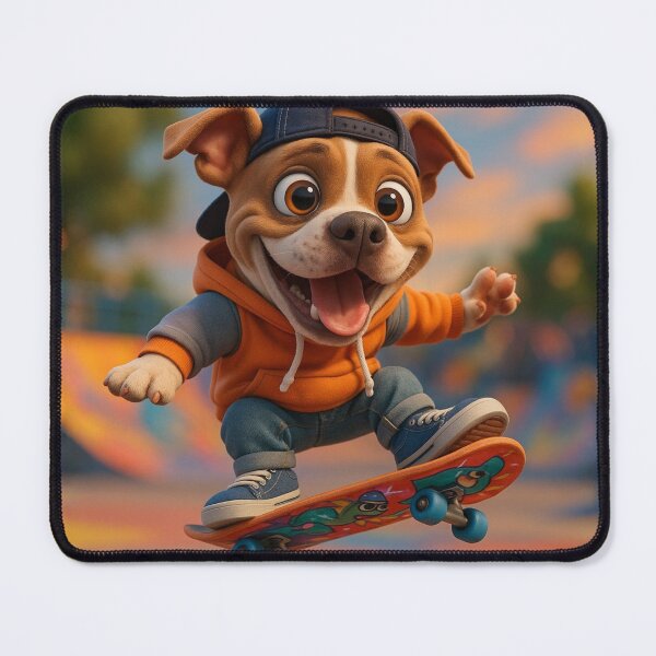 Item preview, Skater Pit Bull Dog designed and sold by Sillytoe.