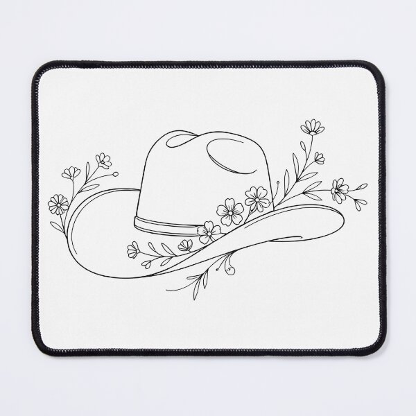 Item preview, Modern Cowgirl Minimalist tattoo cowgirl design designed and sold by Uglyandcute.