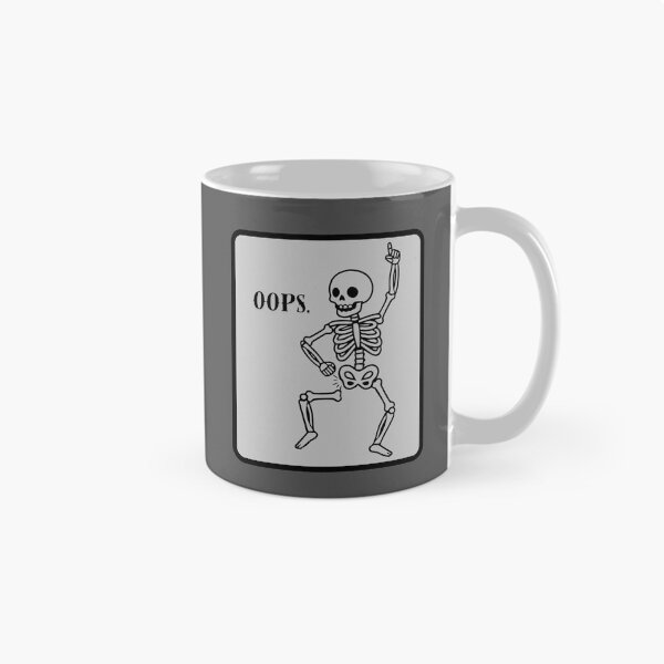 Item preview, Oops Hip Dislocation Skeleton Meme designed and sold by ZebraDazzleDesigns.