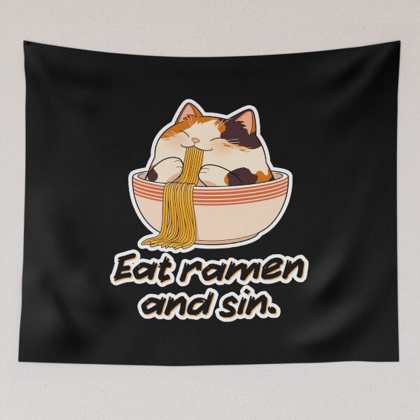Item preview, Miso Bramblewhisk - Eat ramen and sin. designed and sold by Newdlebobs.