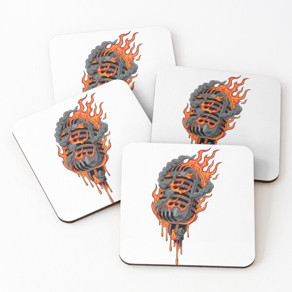 Item preview, Mic Drop On Fire designed and sold by CRich808Designs.
