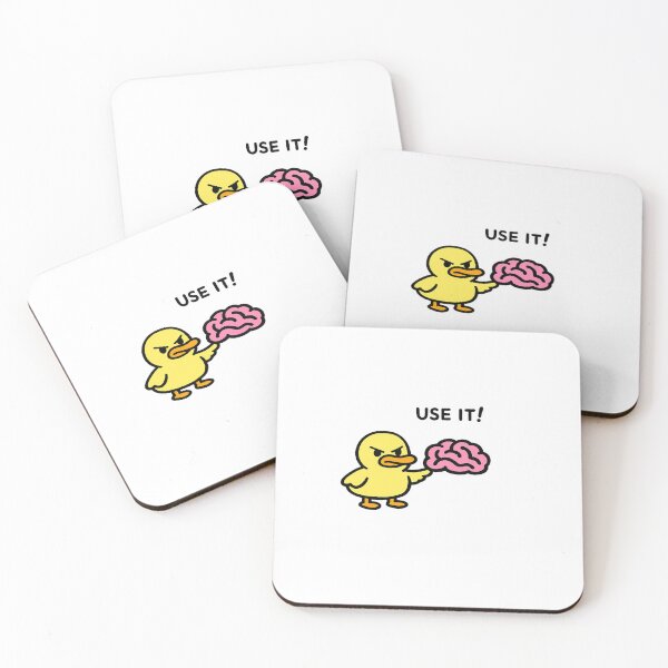 Item preview, Angry Duck “Use It” – Funny Illustration of Sarcastic Humor designed and sold by HeyHas.