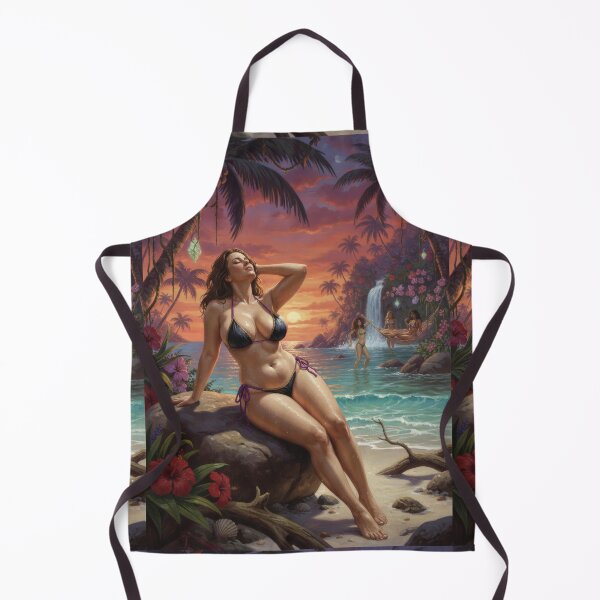 Item preview, attractive young woman on the beach designed and sold by Chubby Chase.