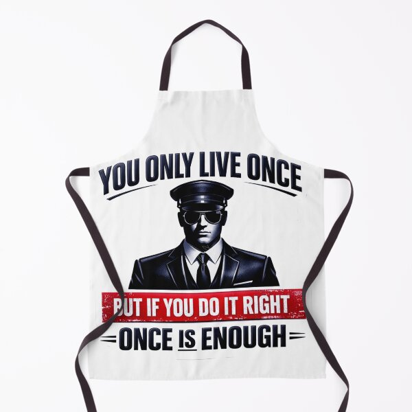 Item preview, You Only Live Once But If You Do It Right, Once Is Enough - Premium Motivational Sticker designed and sold by ARTCREATESHOP.