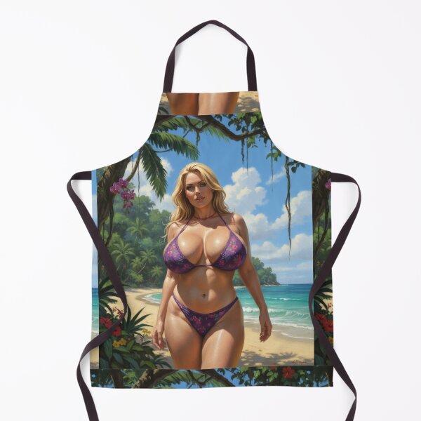 Item preview, huge blonde on the beach. designed and sold by Chubby Chase.