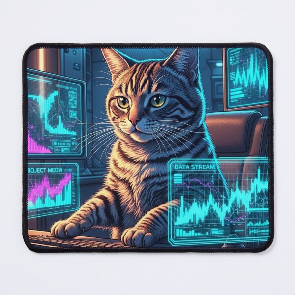 Item preview, Smart Cat Always One Step Ahead designed and sold by PetJoyPrintsCO.