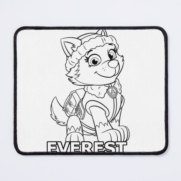 Item preview, Everest Paw Patrol Line Art - Snow Rescue Pup Coloring Page designed and sold by Rafcioo.