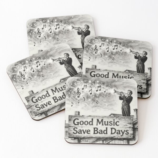 Item preview, Good Music Save Bad Days  designed and sold by Live4Create-Shop.
