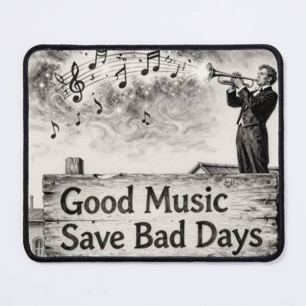 Item preview, Good Music Save Bad Days designed and sold by Live4Create-Shop.