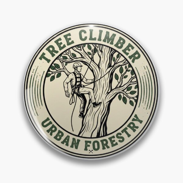 Item preview, Arborist Tree Climber Vintage Tree Care Gift designed and sold by yadine.