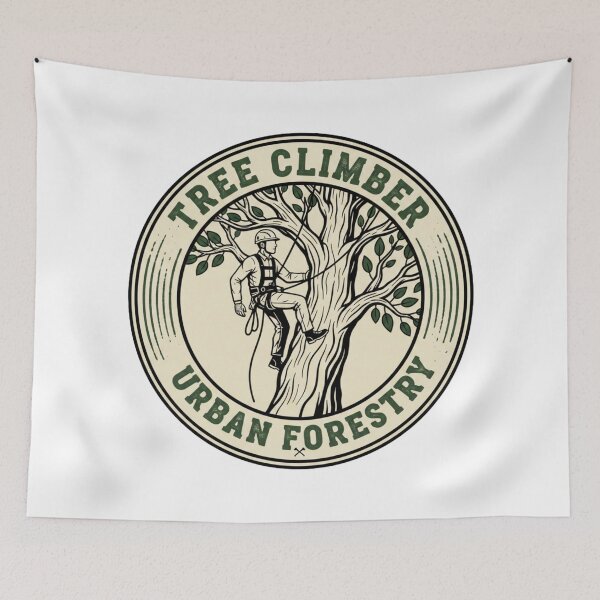 Item preview, Arborist Tree Climber Vintage Tree Care Gift designed and sold by yadine.