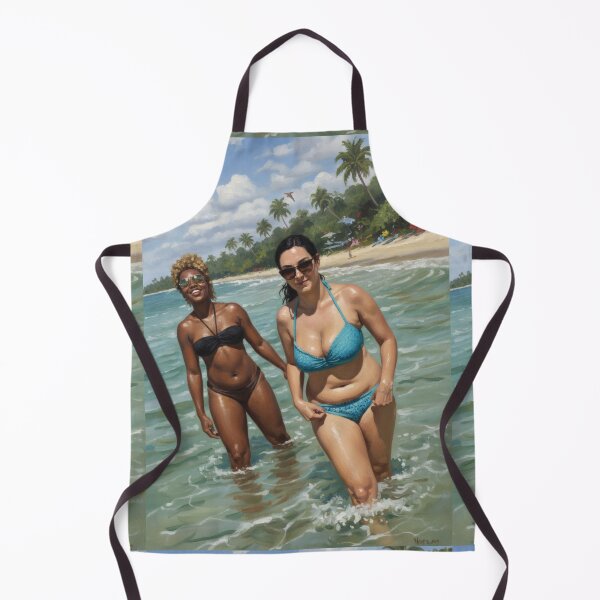Item preview, couple of sexy girls on the beach. designed and sold by Chubby Chase.