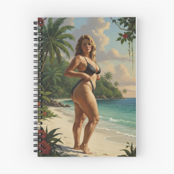 Item preview, beautiful blonde woman on the tropics. designed and sold by Chubby Chase.