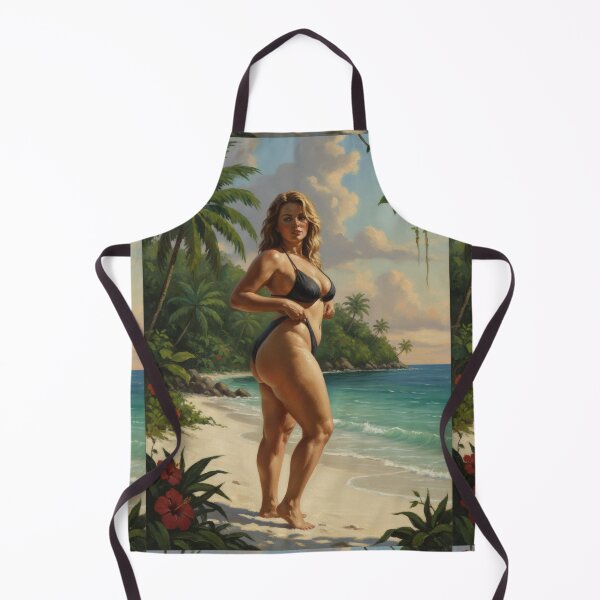 Item preview, beautiful blonde woman on the tropics. designed and sold by Chubby Chase.