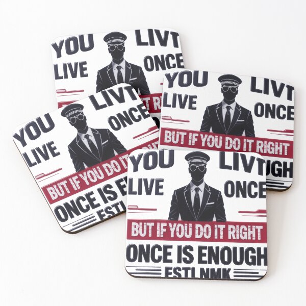 Item preview, Mysterious Gentleman YOLO Luxury Sticker - Once Is Enough designed and sold by ARTCREATESHOP.