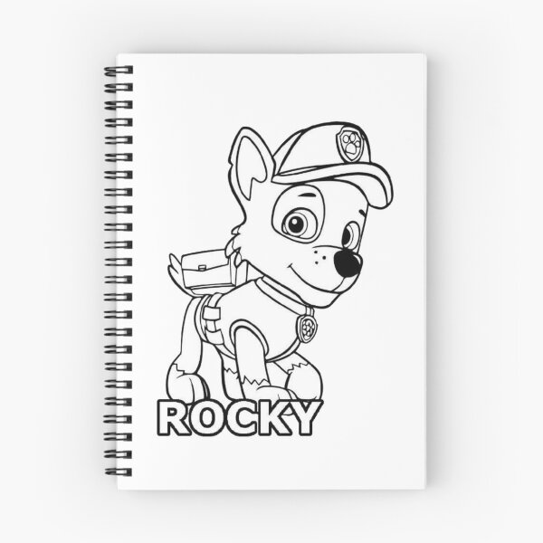 Item preview, Rocky Paw Patrol Line Art - Recycling Pup Coloring Page designed and sold by Rafcioo.