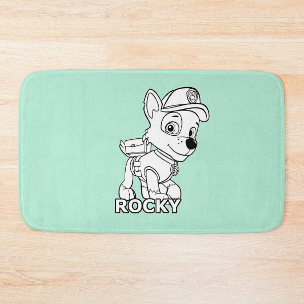 Item preview, Rocky Paw Patrol Line Art - Recycling Pup Coloring Page designed and sold by Rafcioo.