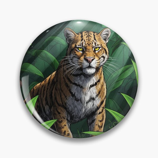 Item preview, Wild Jungle King Cat designed and sold by PetJoyPrintsCO.