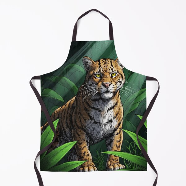 Item preview, Wild Jungle King Cat designed and sold by PetJoyPrintsCO.
