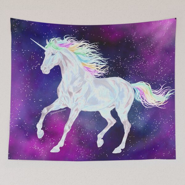 Item preview, Magical Unicorn designed and sold by arastomatoesart.