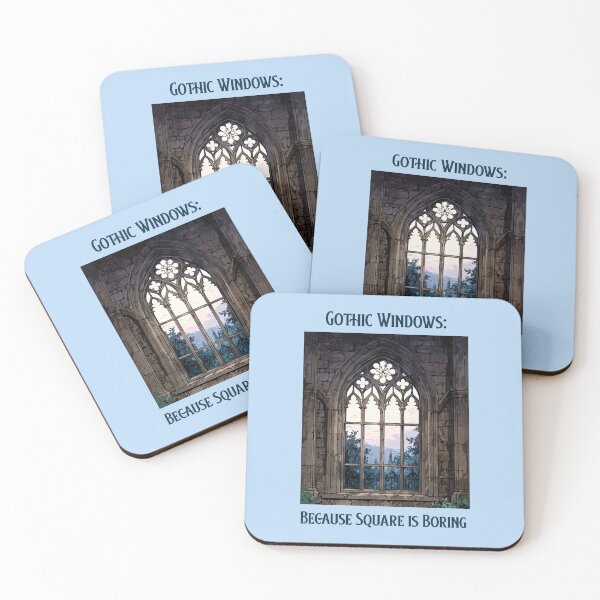 Item preview, Gothic Windows: Because Square is Boring Castlecore designed and sold by Sachie's Studio.