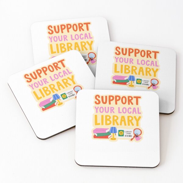 Item preview, Support Your Local Library designed and sold by krystalRomanart.
