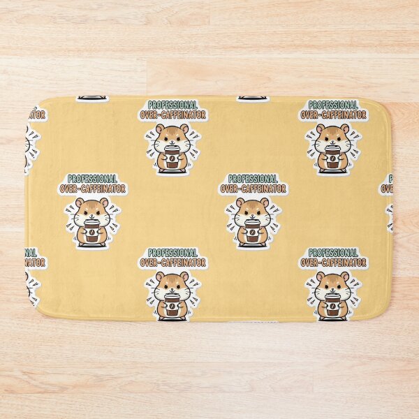 Item preview, Professional Over-Caffeinator - Funny Hamster designed and sold by artaipix.