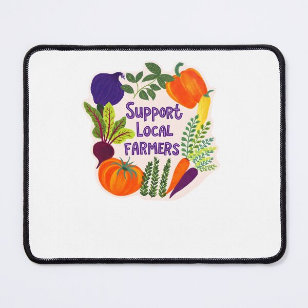Item preview, Support Local Farmers designed and sold by krystalRomanart.