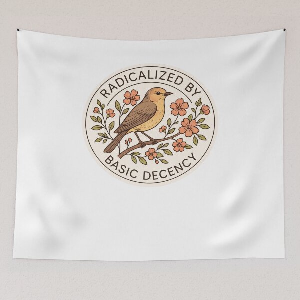 Item preview, Radicalized By Basic Decency designed and sold by krystalRomanart.