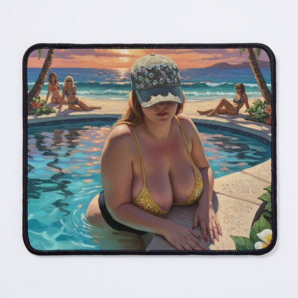Item preview, southern girl in the pool! designed and sold by Chubby Chase.