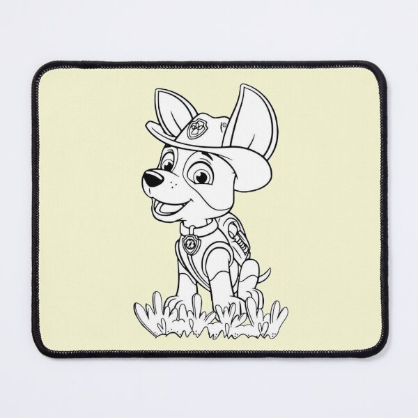 Item preview, Tracker Paw Patrol Line Art - Jungle Pup Coloring Page designed and sold by Rafcioo.