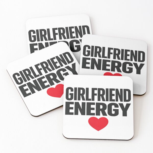 Item preview, Girlfriend Energy Bold Typography Minimalist Love Statement designed and sold by Thread-Riot.