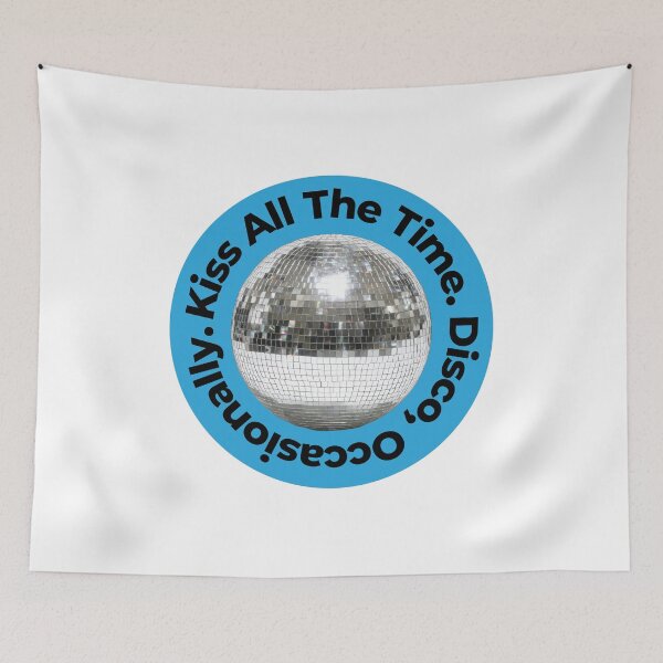 Item preview, Kiss All The Time. Disco, Occasionally. designed and sold by Nati Nat's Designs.
