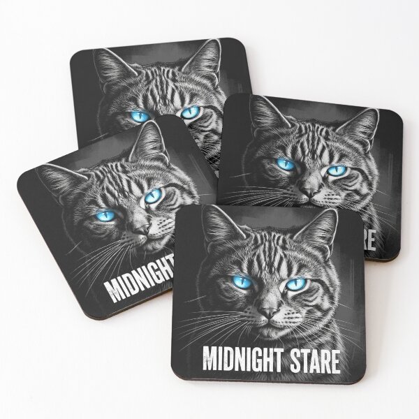 Item preview, Cold Stare Intimidating Cat designed and sold by PetJoyPrintsCO.