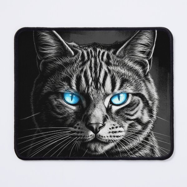 Item preview, Cold Stare Intimidating Cat designed and sold by PetJoyPrintsCO.
