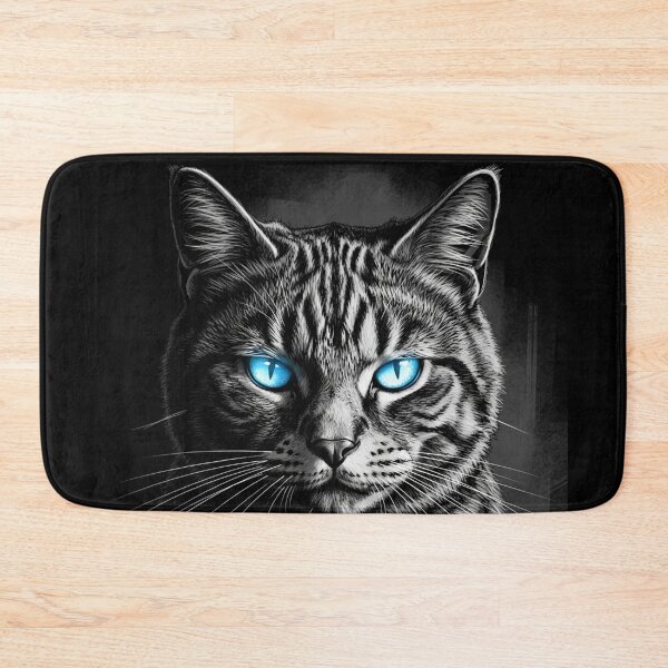 Item preview, Cold Stare Intimidating Cat designed and sold by PetJoyPrintsCO.