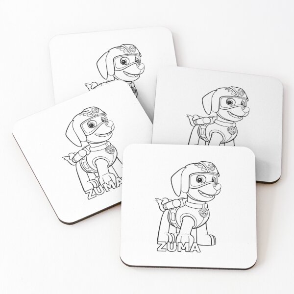 Item preview, Zuma Paw Patrol Line Art - Water Rescue Pup Coloring Page designed and sold by Rafcioo.