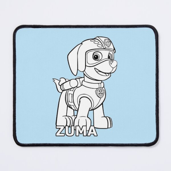 Item preview, Zuma Paw Patrol Line Art - Water Rescue Pup Coloring Page designed and sold by Rafcioo.