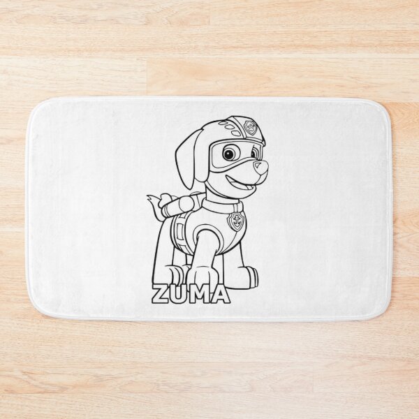 Item preview, Zuma Paw Patrol Line Art - Water Rescue Pup Coloring Page designed and sold by Rafcioo.