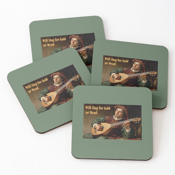 Item preview, Will Sing for Gold (or Mead) Castlecore designed and sold by Sachie's Studio.