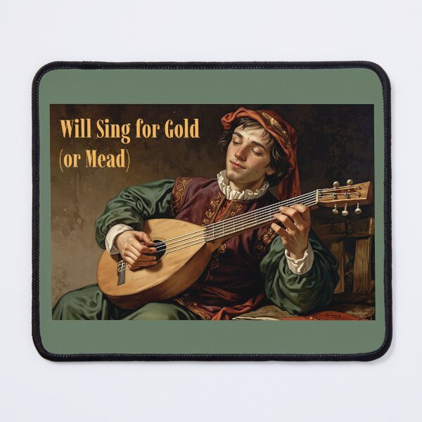 Item preview, Will Sing for Gold (or Mead) Castlecore designed and sold by Sachie's Studio.