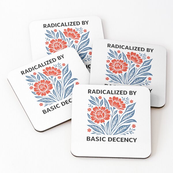 Item preview, Radicalized By Basic Decency designed and sold by krystalRomanart.