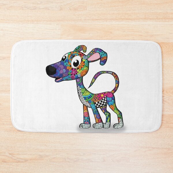 Item preview, Colorful and Fun Greyhound designed and sold by PaintedbyCarol.